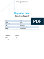 16.5 Reproduction - Igcse Cie Biology - Ext Theory QP