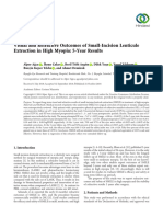 Visual and Refractive Outcomes of Small-Incision Lenticule Extraction in High Myopia - 5-Year Results