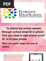 Presentation About How To Login Through School Email Id