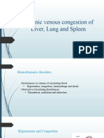 Chronic Venous Congestion of Lung, Liver and Spleen