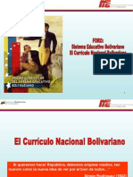 El Curriculo Nacional