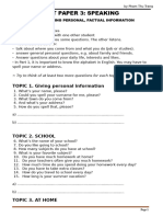 Ket Speaking Part 1 Questions - Compress