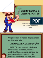 Aula Desinfecção e Desinfetantes 2023 2