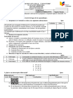 Examen Segundo Trimestre Primero BT