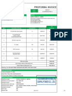 Proforma Invoice: Date: PI No. Buyer: Seller