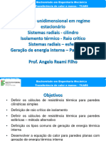 TCA E6 - Aula 4 Sistemas Radiais, Geração de Calor Interna