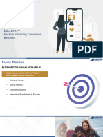 Lecture 4 - Factors Affecting Consumer Behavior