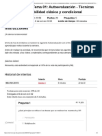 ? Semana 08 - Tema 01 - Autoevaluación - Técnicas de Conteo, Probabilidad Clásica y Condicional - ESTADISTICA DESCRIPTIVA Y PROBABILIDADES (20488)