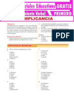 Pautas de Resolución de Los Ejercicios de Implicancia para Pimer Grado de Secundaria