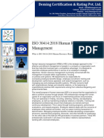 Iso 30414 2018 Human Resource Management