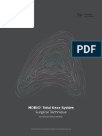 Mobio Total Knee System Surgical Technique