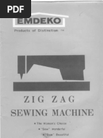 E Zig Zag Ing Machine: Products of Distinction