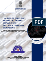 Handbook On Indian Railway Standard Drawings & Specifications For Signalling