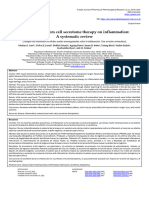 Mesenchymal Stem Cell Secretome Therapy On Inflammation: A Systematic Review