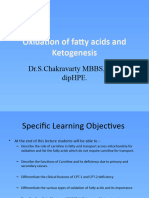 L15 Oxidation of Fatty Acids and Ketogenesis