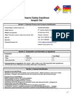 MSDS Aseptic Gel