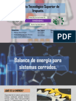 Balance de Energía en Sistemas Cerrados.