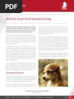 FEDIAF History of Pet Food Manufacturing