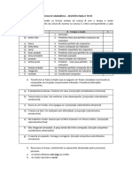 1º Teste - Ficha de Revisões Conteúdos Gramaticais