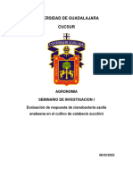 Evaluación de Azolla Anabaena