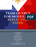 Team Outputs For Module 9 Infographics and Reflection Paper