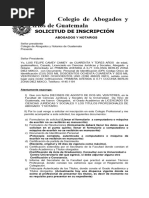 Formularios Abogados y Notarios para Colegiación 1