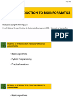 Module3 Bioinformatics Algorithms