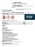 MSDS Champion Chain Lube SDS