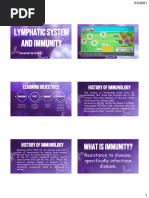 Student Handouts For Lymphatic System and Immunity