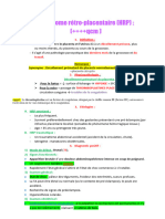 Hématome Rétro-Placentaire (HRP) : (++++QCM) : 1. Définition: Décollement Précoce Derniers Mois Du Travail