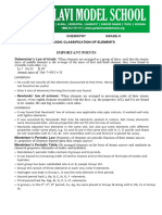 Chem-Periodic Classification Ws