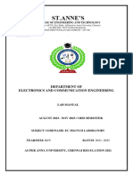 Ec3561-Vlsi Laboratory