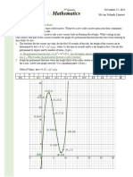 Mathematics Performance Task 2 and 3