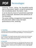 Terminologies