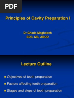 Lecture 3, Principles of Cavity Preparation I