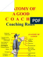 Anatomy of A Good Coach and Coaching Roles 2014