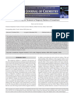 Effect of Magnetic Treatment On Temporary Hardness of Groundwater