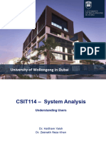 CSIT114-Week 4 Understanding Users V 1.1