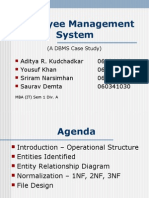 ERD - Employee Management System