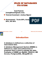 Introduction To Database