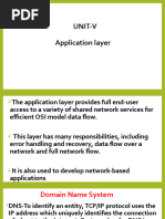 UNIT V Application Layer