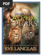 Eve Langlais - A Lion's Pride 1 - When An Alpha Purrs