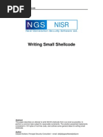 Writing Small Shellcode: Next Genera Tion Sec Urity Software LTD