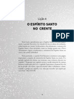 Lição 4 - Doutrina Do Espírito Santo