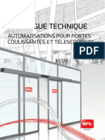 Catalogue Technique 2021 - FR - Automatisations Pour Portes Coulissantes - D833341 0AK04 - 01 LQ