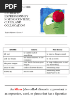 ENG8Q1L7-Determining The Meaning of Idiomatic Expressions by