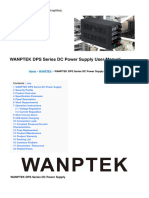 Dps Series DC Power Supply Manual