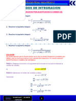 Metodo de Integracion Por Partes y Cambio de Variables