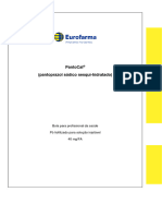 Pantocal Po Liofilizado Bula Profissional Eurofarma