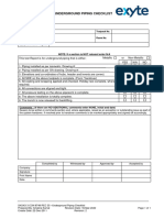 MECH REC35 Underground Piping Checklist